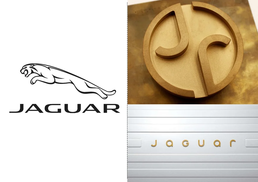 Jaguar-Logo im Vergleich vor und nach dem Rebranding 2024