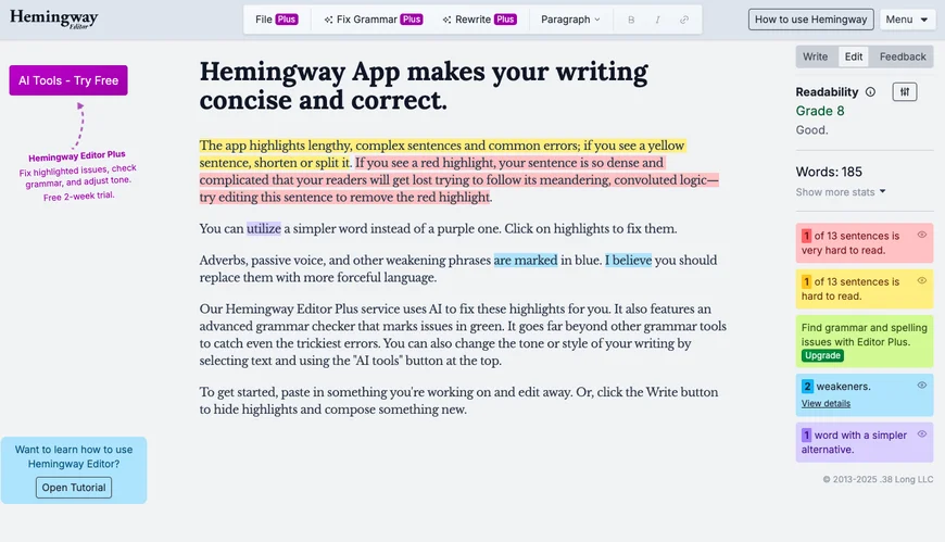 hemingwayapp.com
